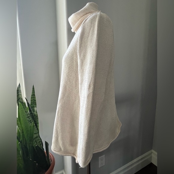 PURE Handknit Canada sweater cream size xs/s - Picture 2 of 6